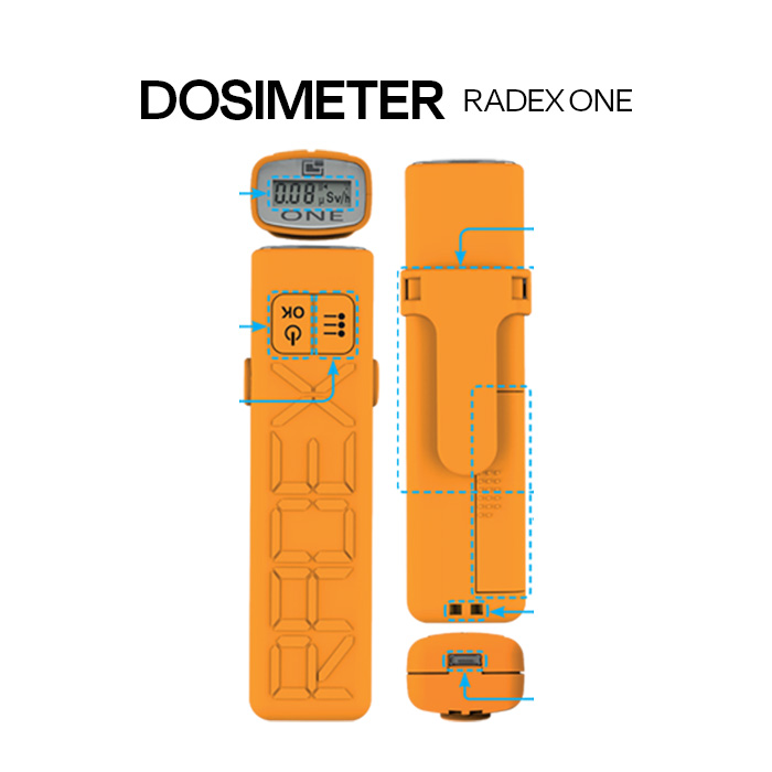 RADIATION DOSIMETER - RADEX ONE